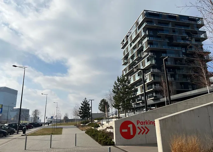 Lägenhet Spodek & Icc 8 - Self Check-in, Free Parking, Wi-fi ,faktura Vat *